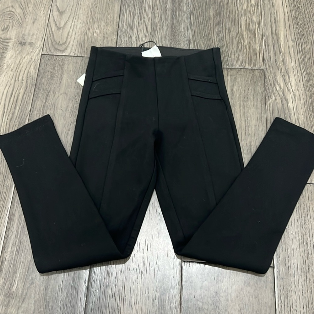 NWT Zara kids black dressy leggings
